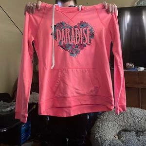 American eagle outfitters pink paradise hoodie